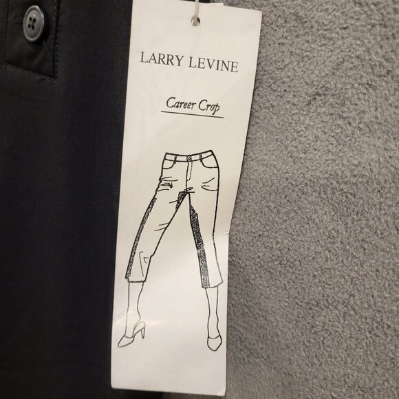Larry Levine Cropped Pants Women's Size 14 Business Office Career Classic - Picture 3 of 7